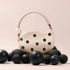 Melie Bianco Polka Dot Jennie Bag NWT
